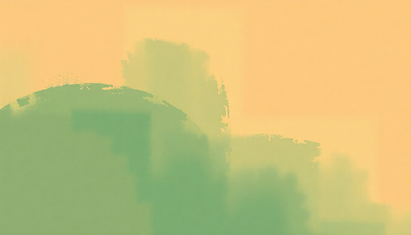 Fan-driven abstract illustration evoking the emotional arc of Reggae for All Seasons by Sly and Robbie