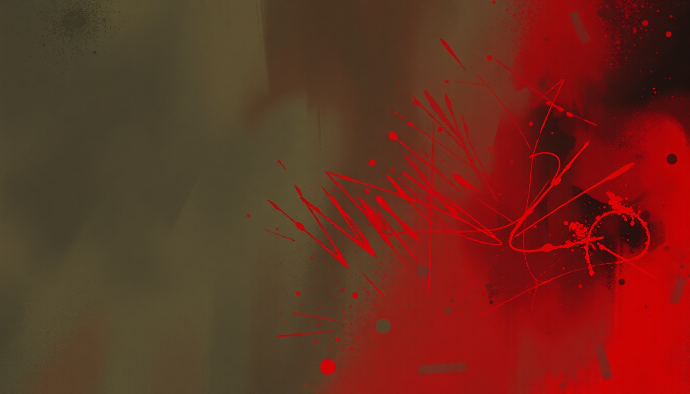 Fan-driven abstract illustration evoking the emotional arc of Reign in Blood by Slayer