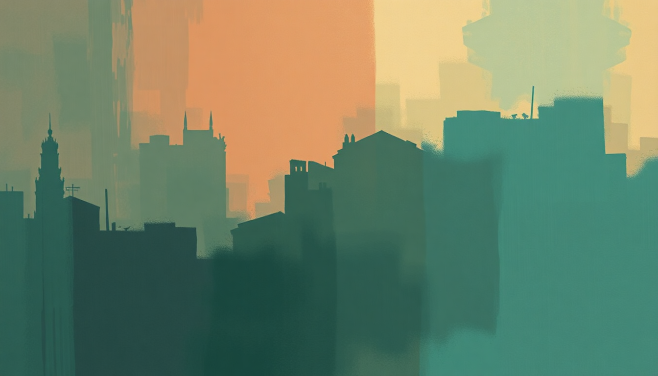 Fan-driven abstract illustration evoking the emotional arc of reincarnated by Kendrick Lamar