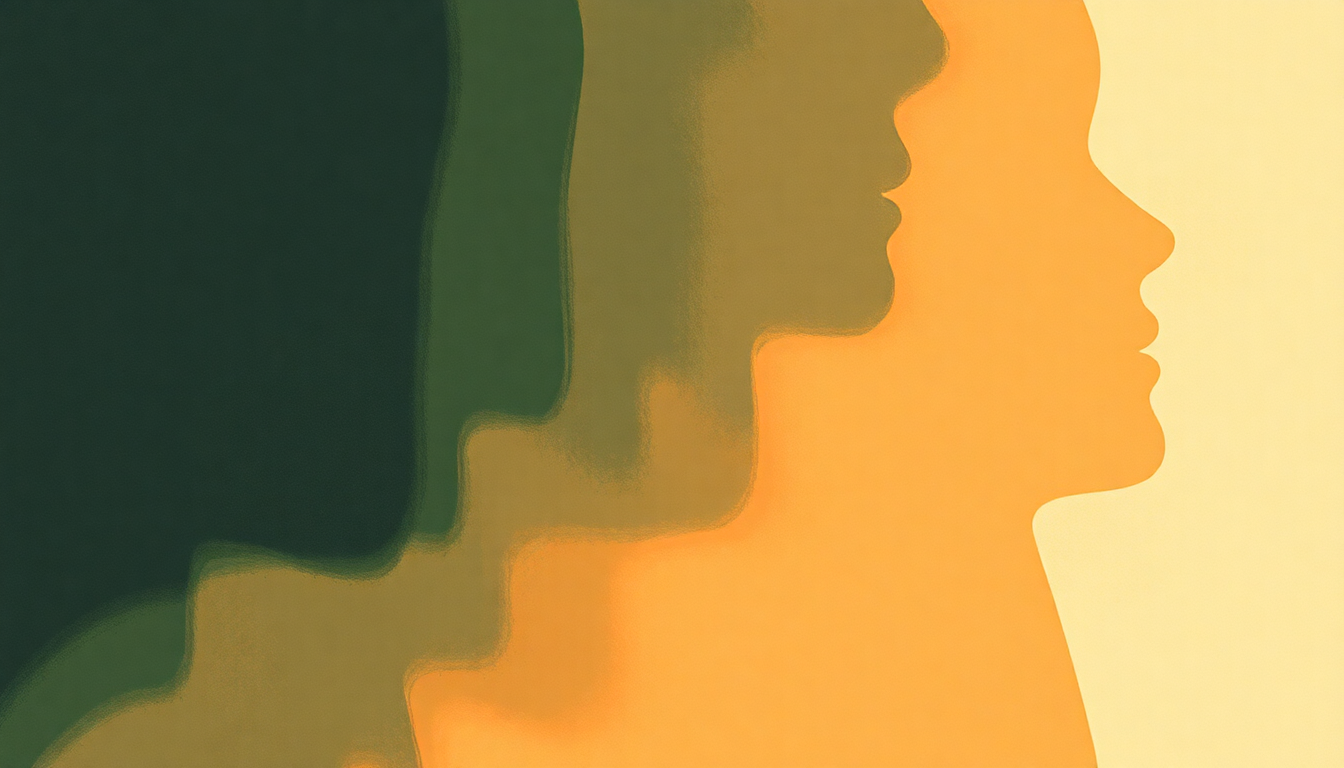 Fan-driven abstract illustration evoking the emotional arc of Relative Fiction by Julien Baker