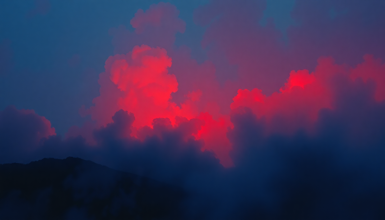 Fan-driven abstract illustration evoking the emotional arc of Relax by Frankie Goes to Hollywood