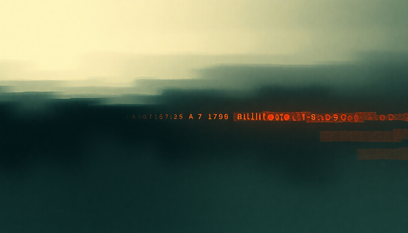 Fan-driven abstract illustration evoking the emotional arc of Reniform Puls by Autechre