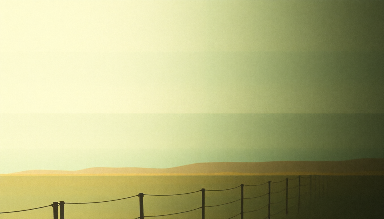 Fan-driven abstract illustration evoking the emotional arc of Reprovisional by Fugazi