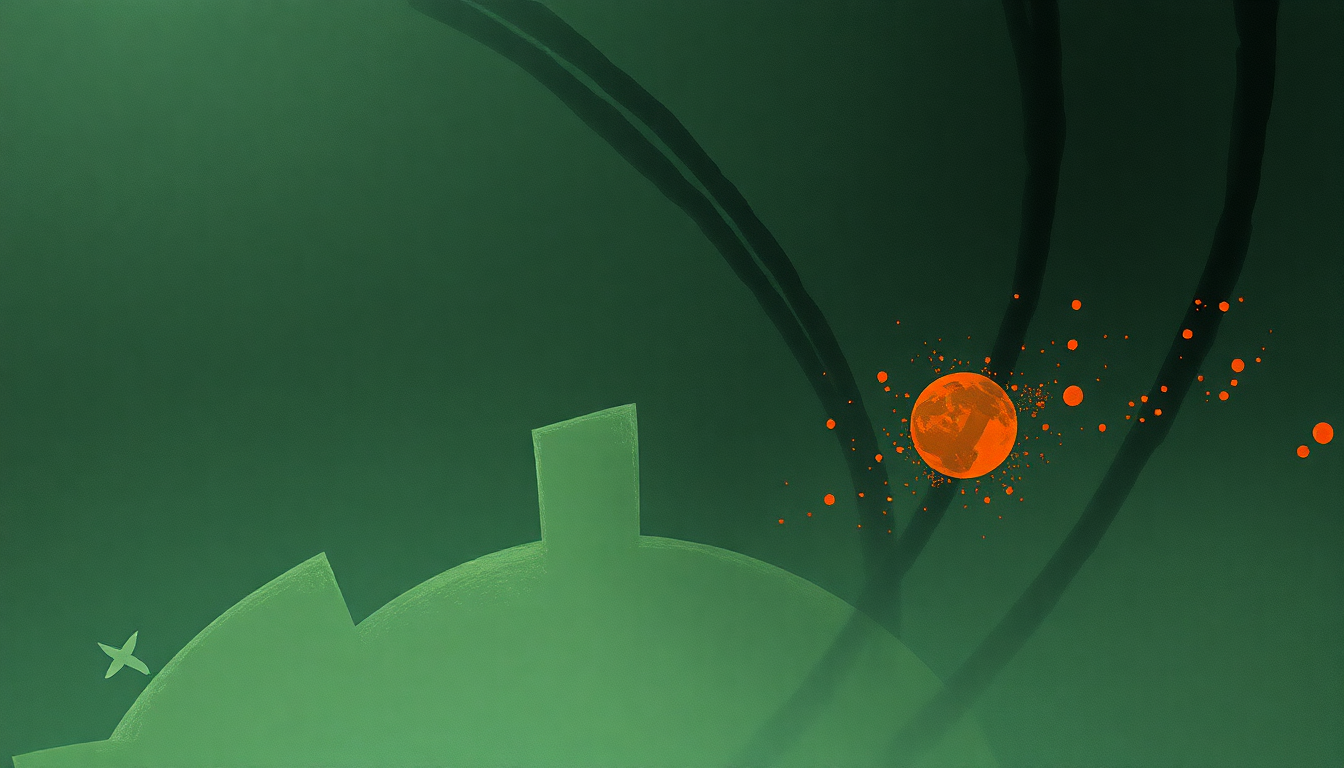 Fan-driven abstract illustration evoking the emotional arc of Reptilia by The Strokes