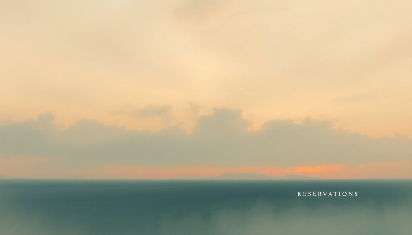 Fan-driven abstract illustration evoking the emotional arc of Reservations by Wilco