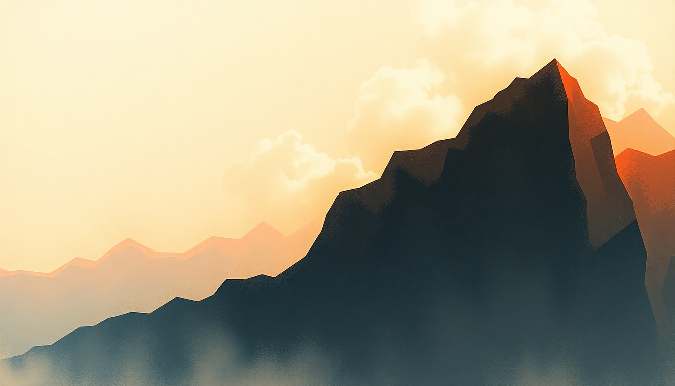 Fan-driven abstract illustration evoking the emotional arc of Rest My Chemistry by Interpol