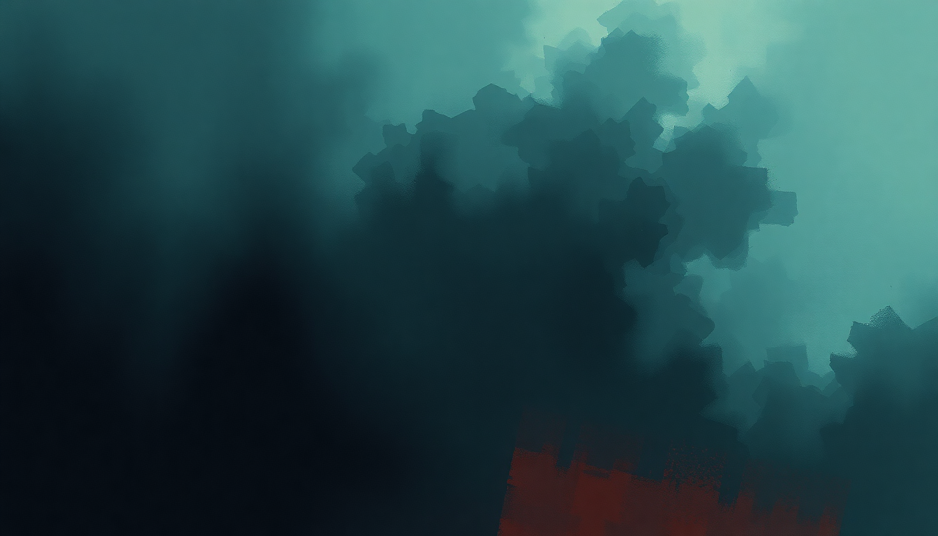 Fan-driven abstract illustration evoking the emotional arc of Restless by New Order