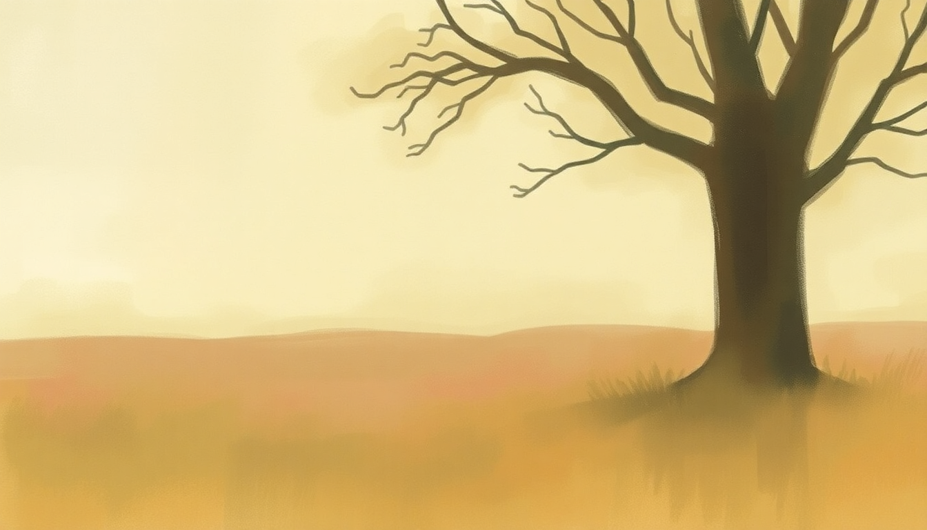 Fan-driven abstract illustration evoking the emotional arc of Return to Pooh Corner by Kenny Loggins