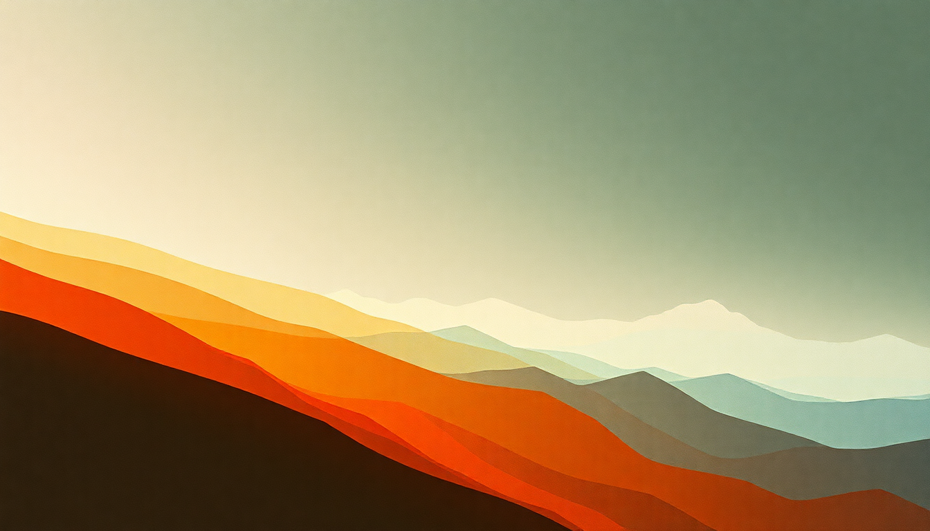 Fan-driven abstract illustration evoking the emotional arc of Reverence by Faithless
