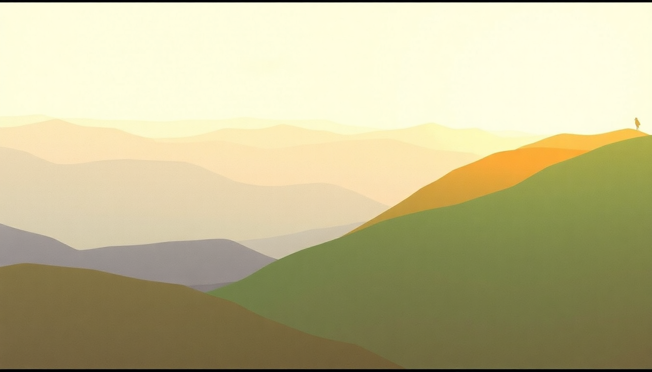 Fan-driven abstract illustration evoking the emotional arc of Revival by Allman Brothers Band