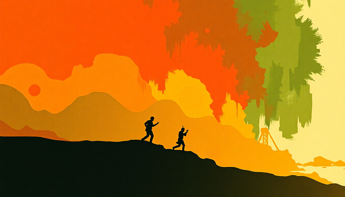 Fan-driven abstract illustration evoking the emotional arc of Revolution by Bob Marley