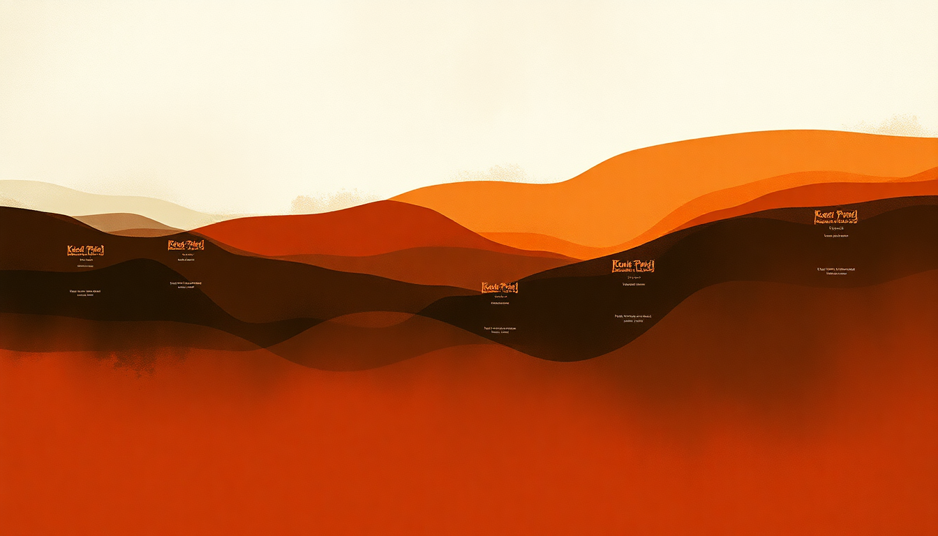 Fan-driven abstract illustration evoking the emotional arc of Rich Spirit by Kendrick Lamar