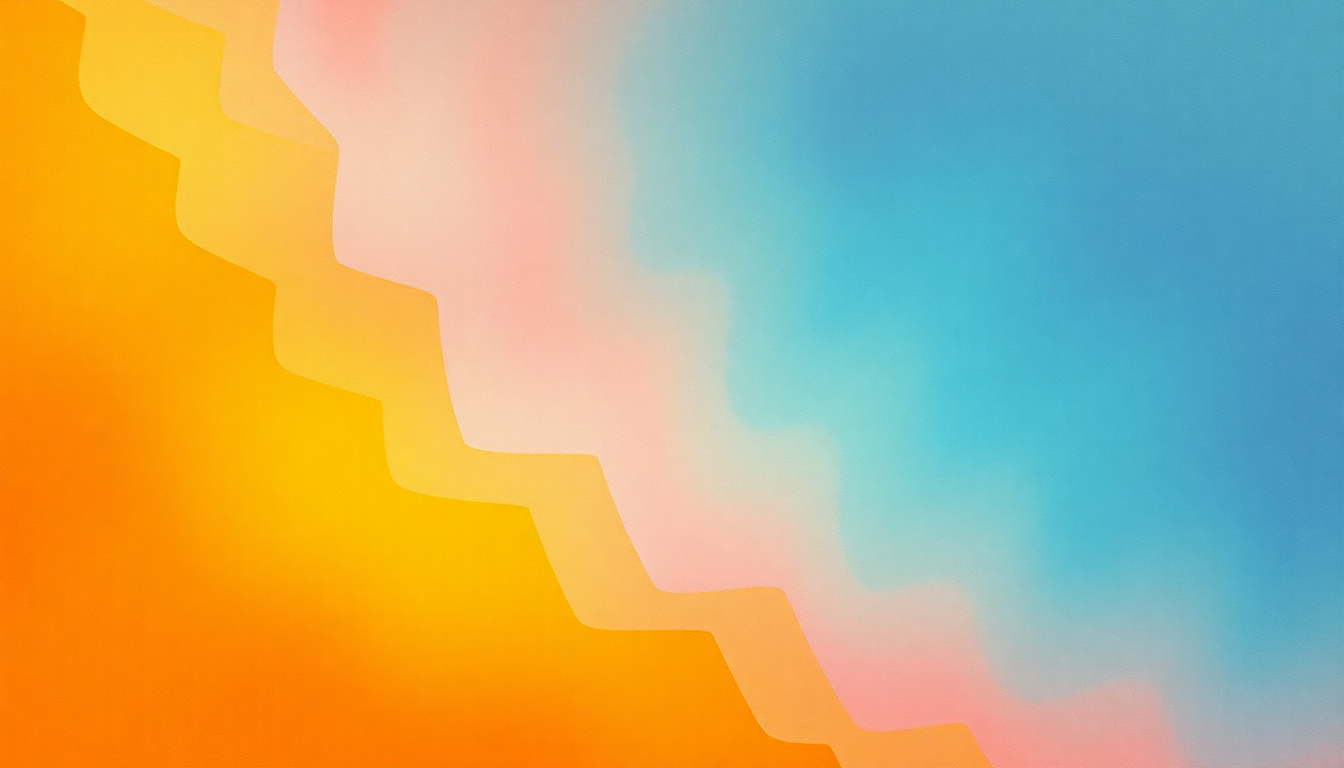 Fan-driven abstract illustration evoking the emotional arc of Ricochet by Tangerine Dream