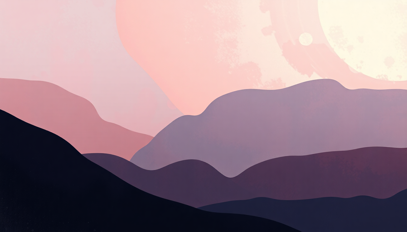 Fan-driven abstract illustration evoking the emotional arc of Right Now by Haim