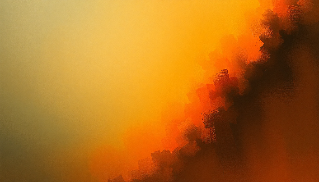 Fan-driven abstract illustration evoking the emotional arc of Ring of Fire by Johnny Cash