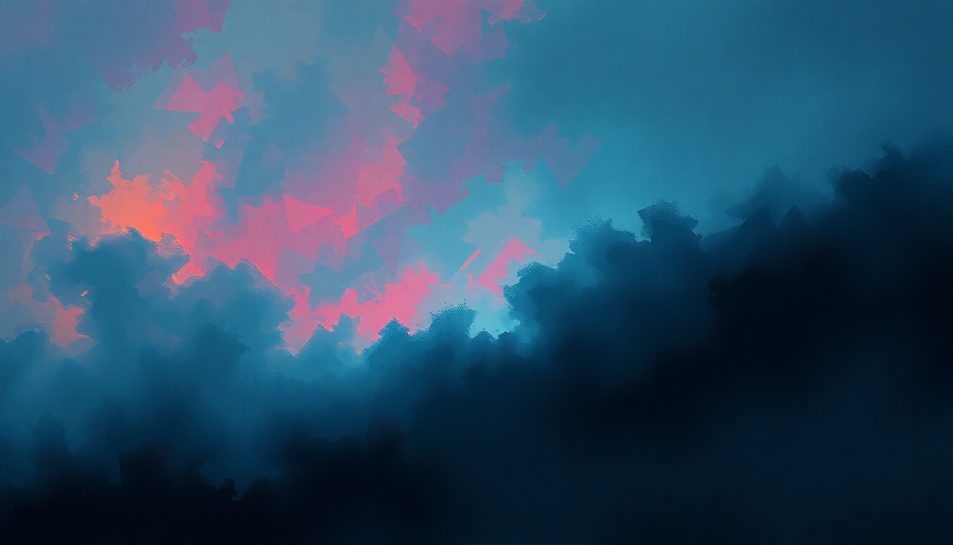 Fan-driven abstract illustration evoking the emotional arc of Rise Above by Black Flag