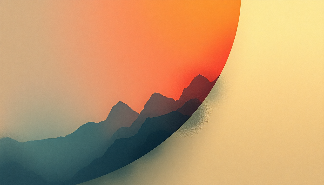 Fan-driven abstract illustration evoking the emotional arc of Rise Up by Cursive