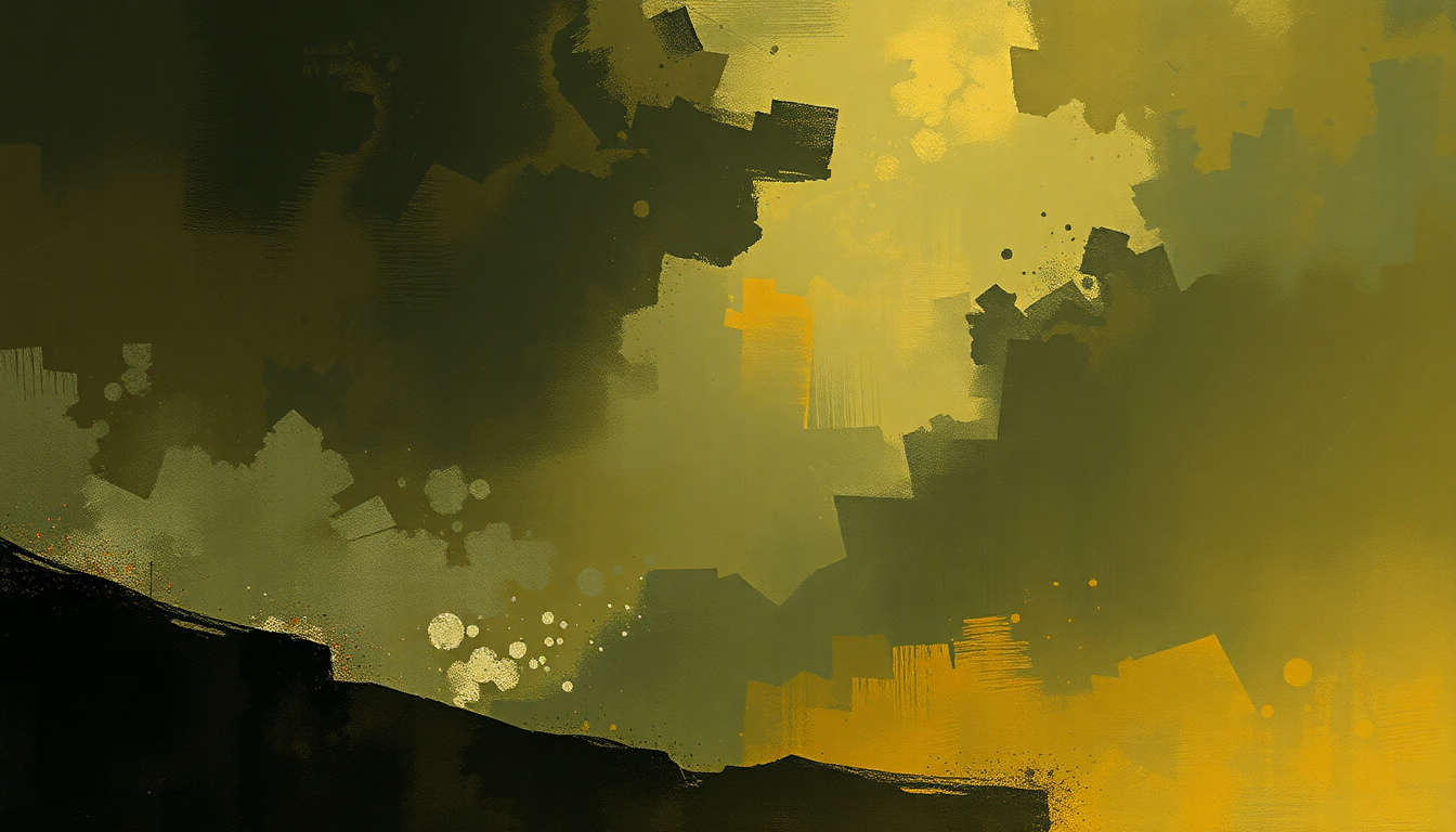 Fan-driven abstract illustration evoking the emotional arc of Augurs of Spring by Igor Stravinsky