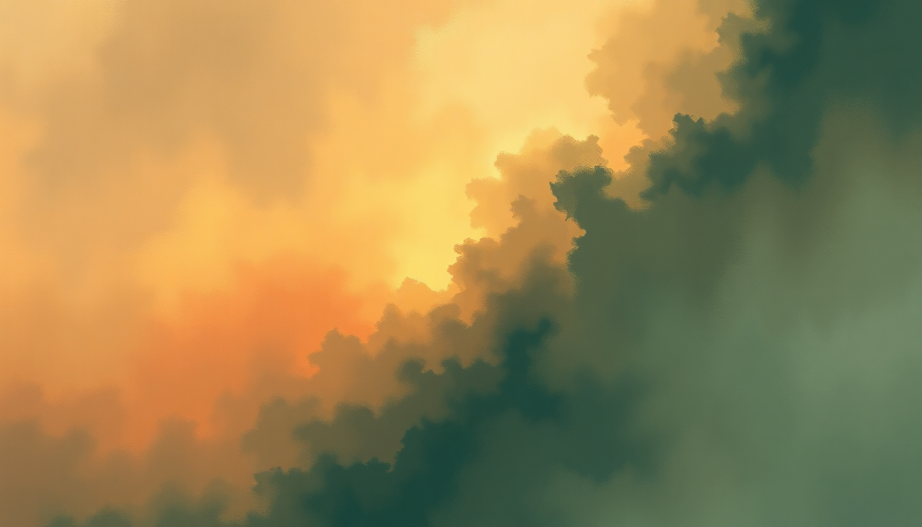 Fan-driven abstract illustration evoking the emotional arc of Ritorna vincitor by Giuseppe Verdi
