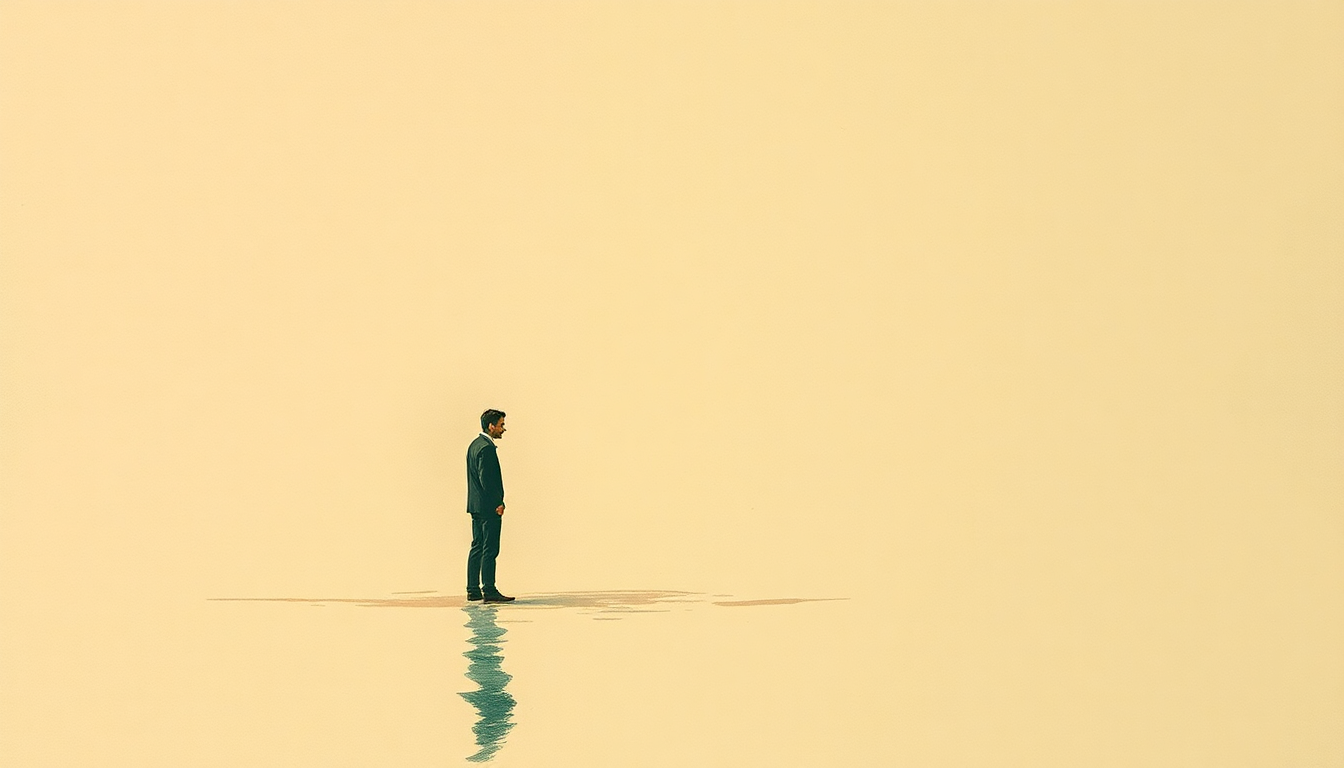 Fan-driven abstract illustration evoking the emotional arc of River Man by Nick Drake
