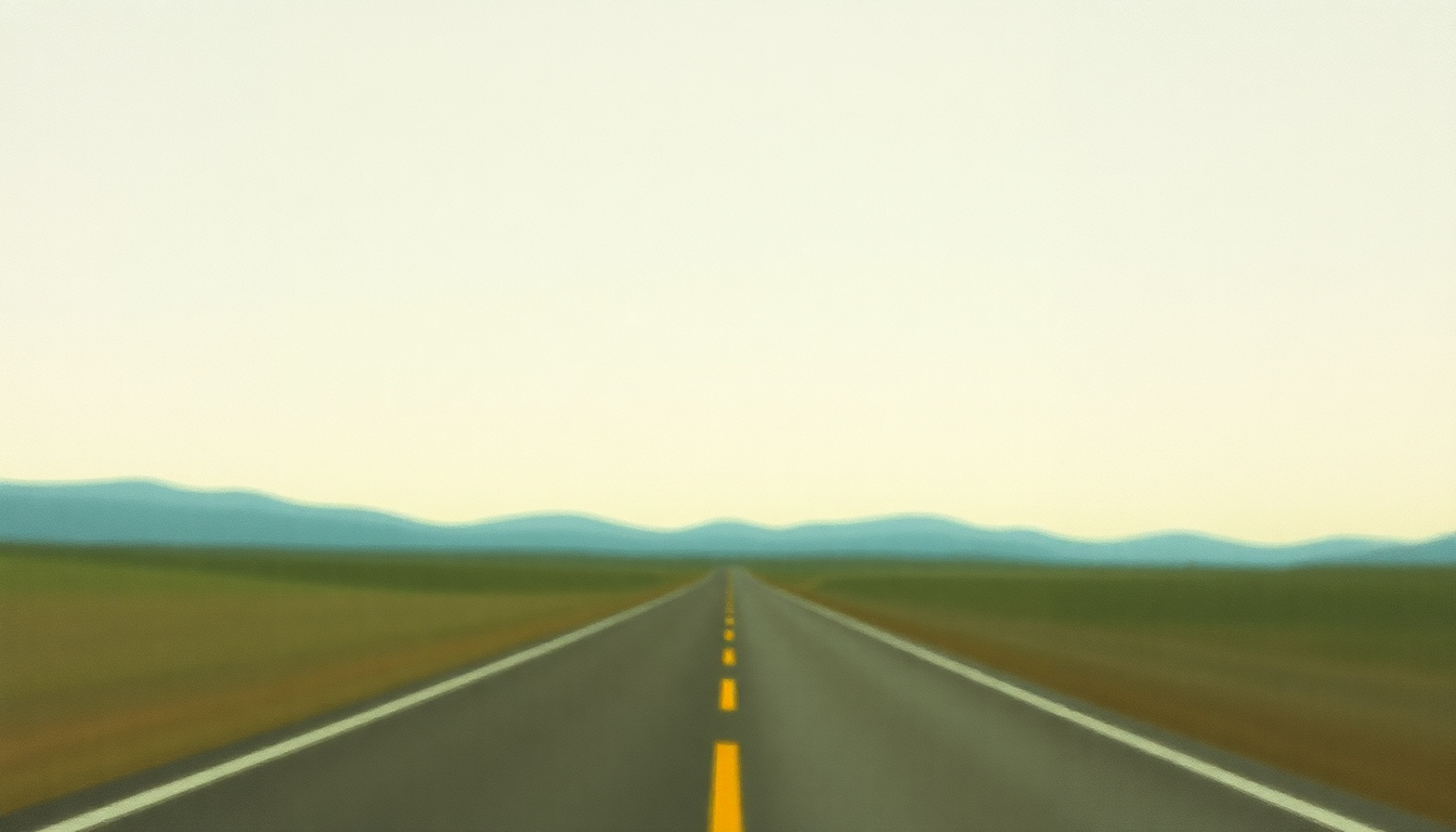 Fan-driven abstract illustration evoking the emotional arc of Roads by Portishead
