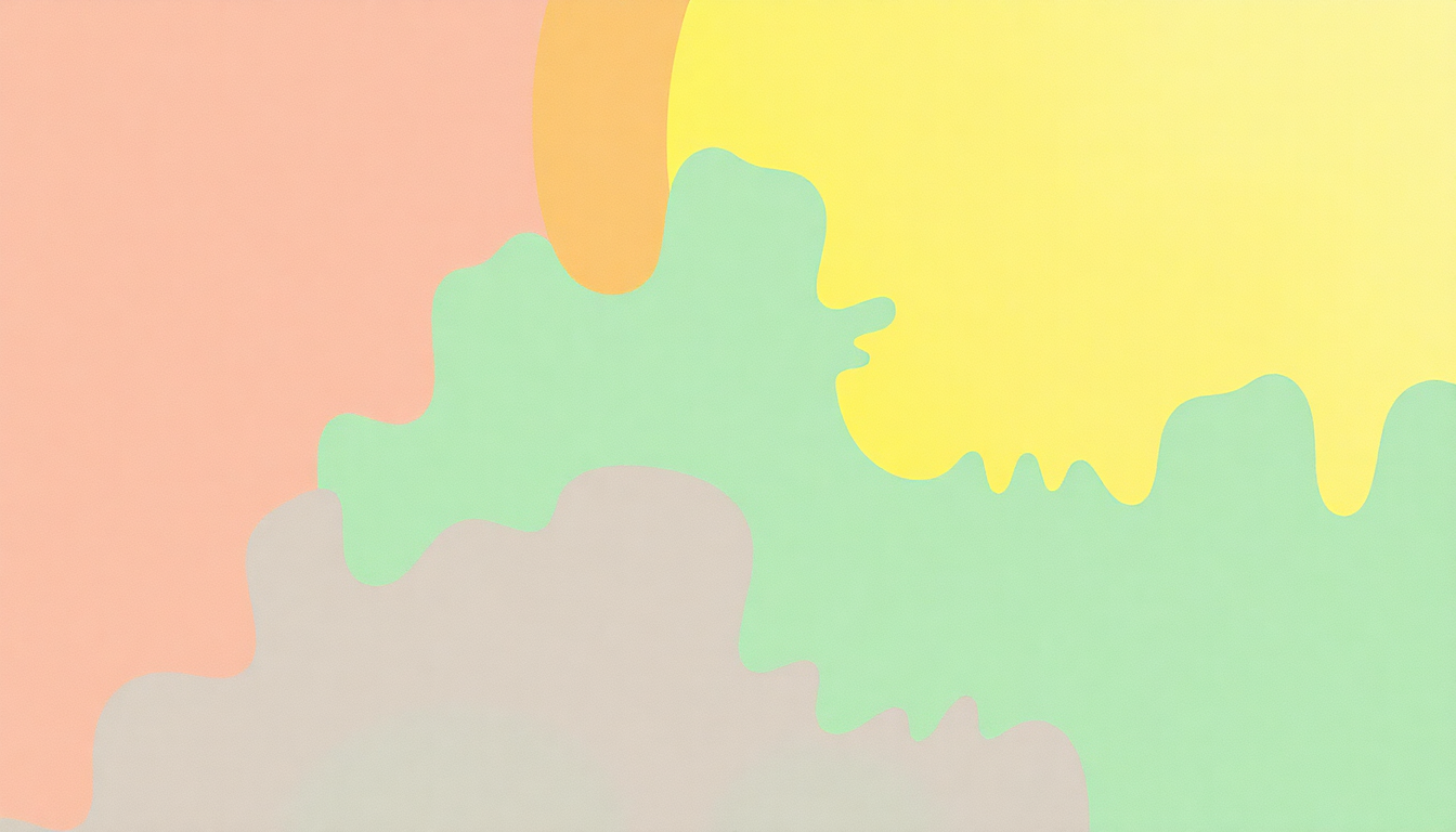 Fan-driven abstract illustration evoking the emotional arc of Rock Me My Baby by Joe Ely