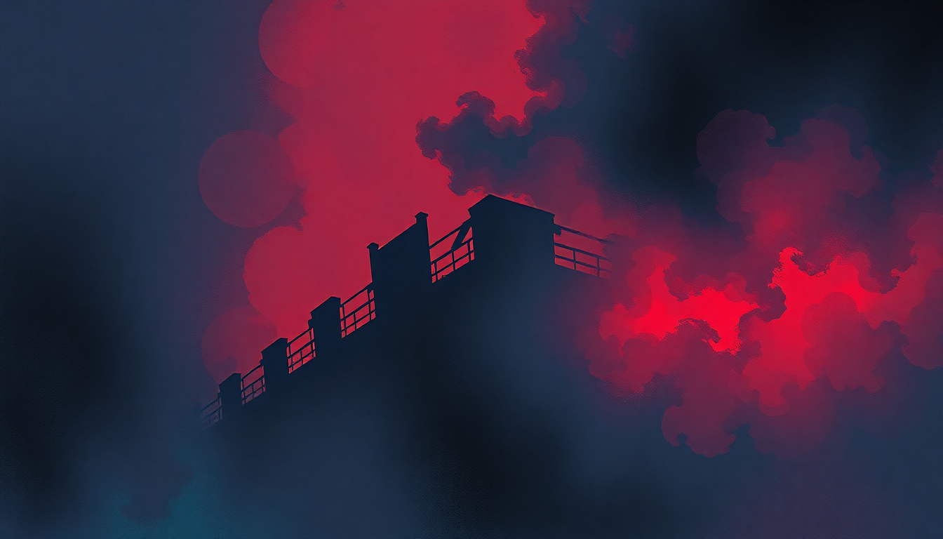 Fan-driven abstract illustration evoking the emotional arc of Rock Music by Pixies