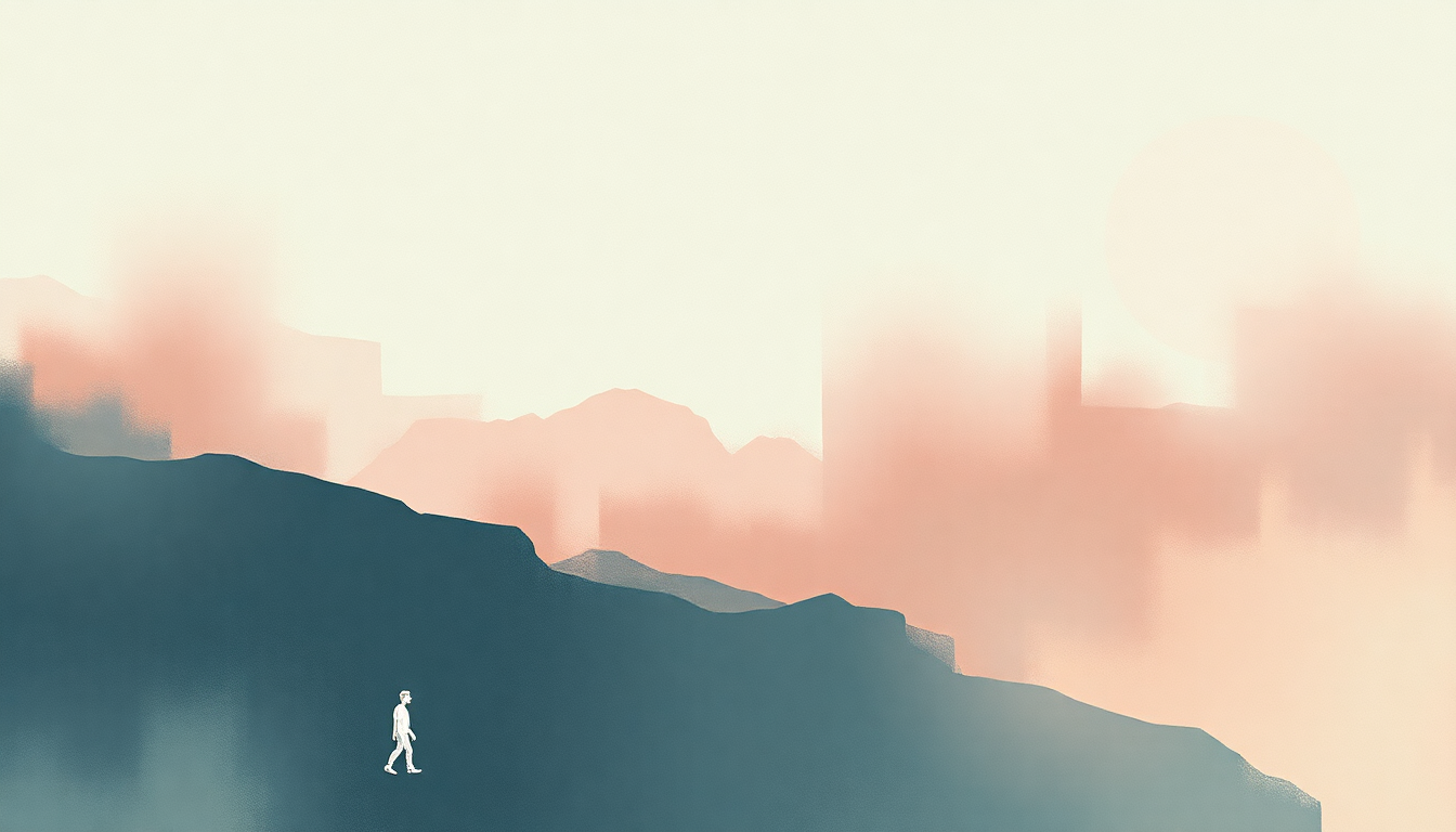 Fan-driven abstract illustration evoking the emotional arc of Rock Steady by No Doubt