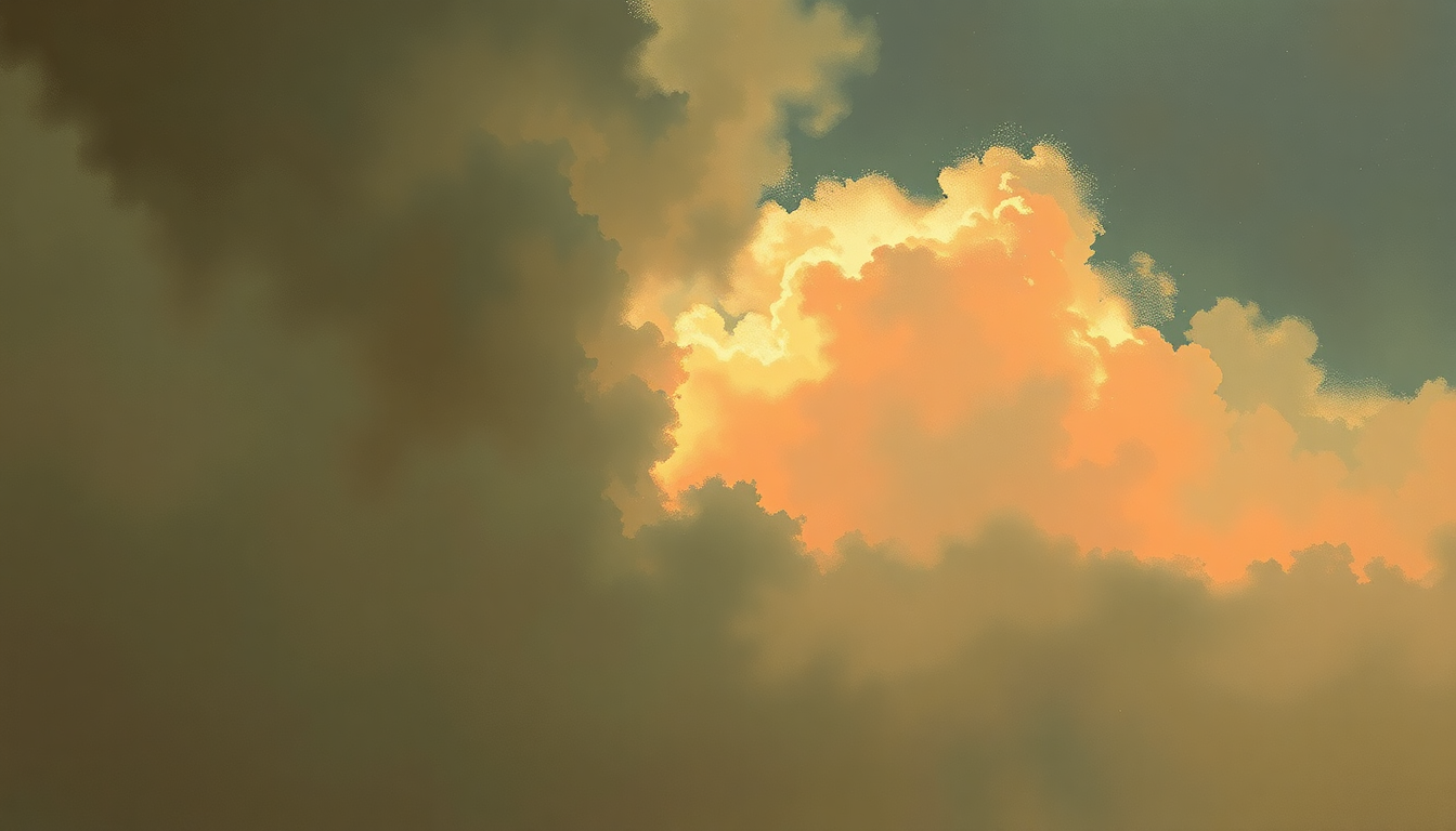 Fan-driven abstract illustration evoking the emotional arc of Rocket by The Smashing Pumpkins