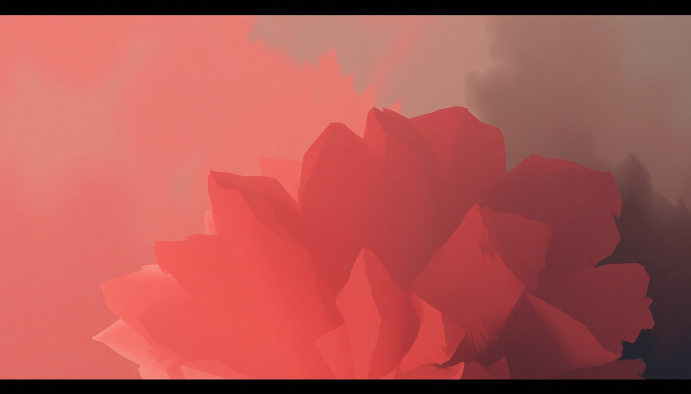 Fan-driven abstract illustration evoking the emotional arc of Roses by Kanye West