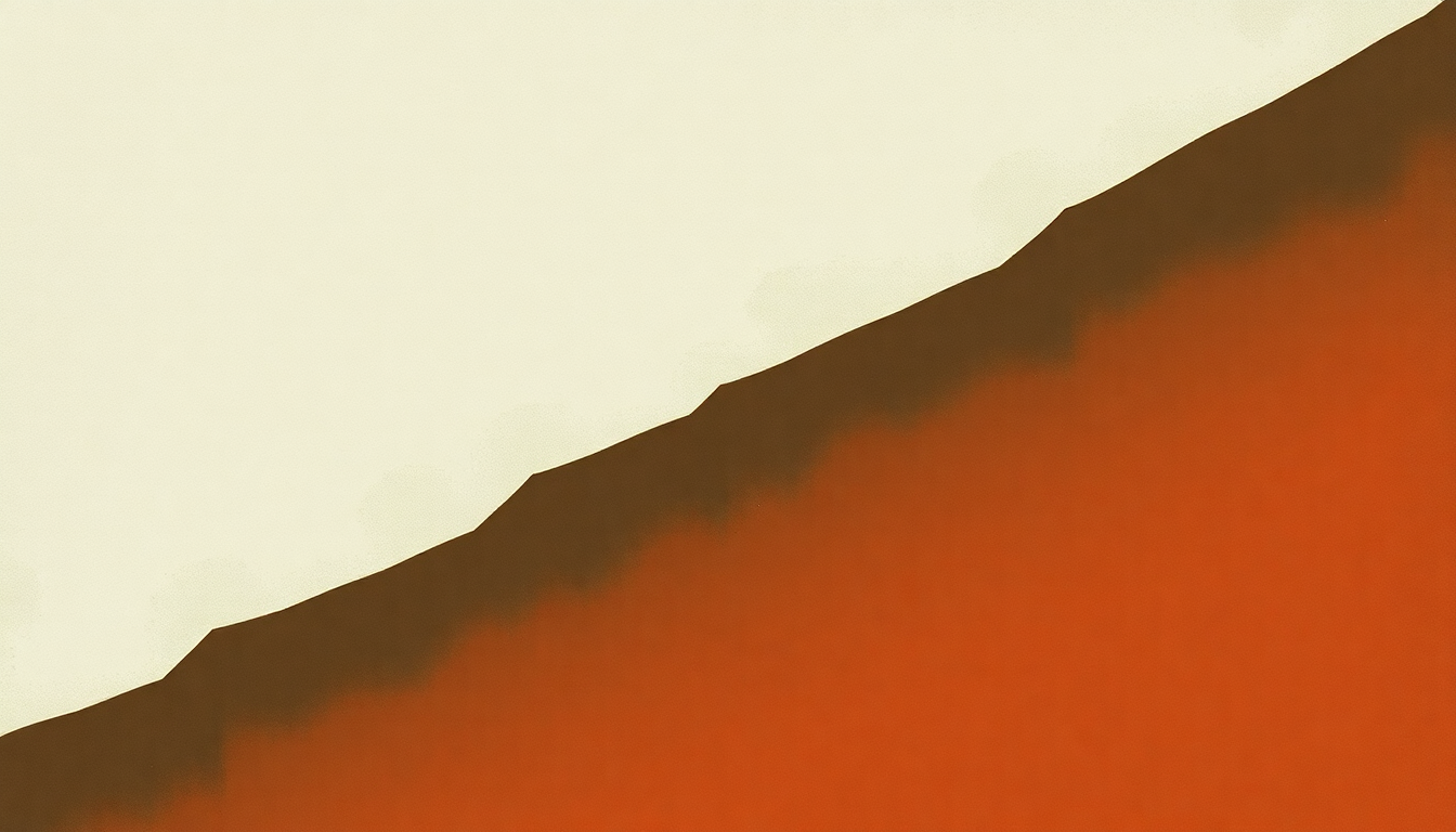 Fan-driven abstract illustration evoking the emotional arc of Rotten Flag by Dirty Three