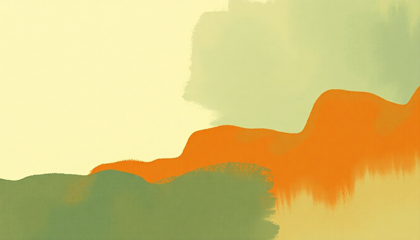 Fan-driven abstract illustration evoking the emotional arc of Roucky by Ali Farka Toure