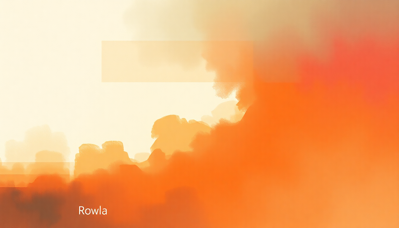 Fan-driven abstract illustration evoking the emotional arc of Rowla by Underworld