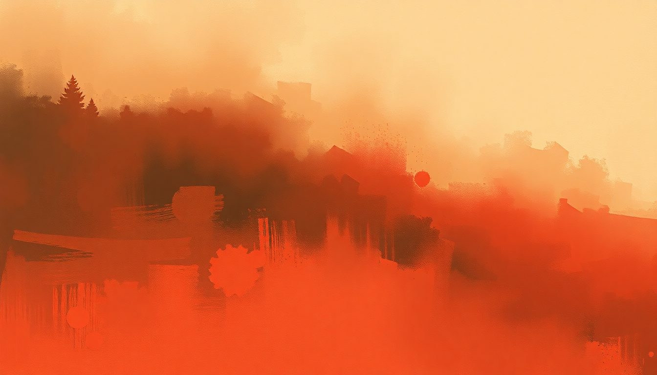 Fan-driven abstract illustration evoking the emotional arc of Ruby by Kenny Rogers