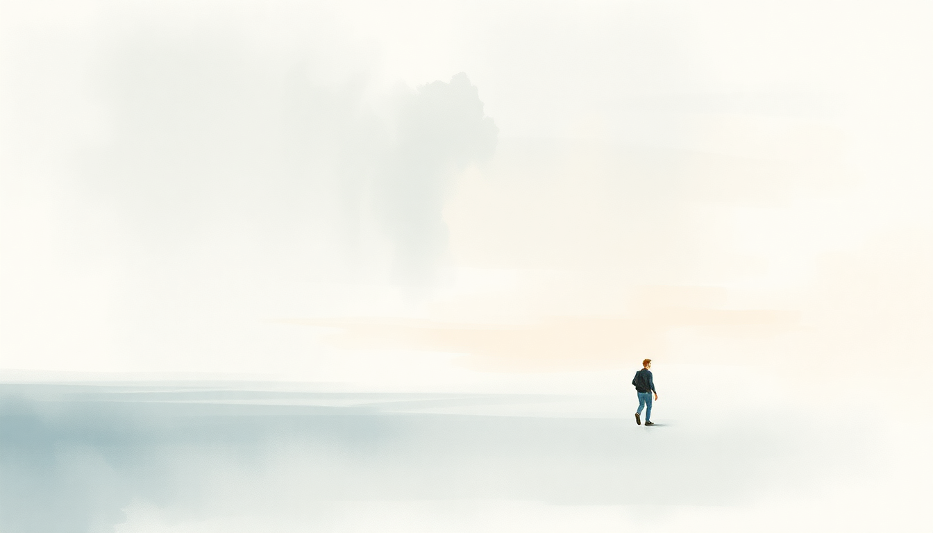 Fan-driven abstract illustration evoking the emotional arc of Runaway by Ed Sheeran