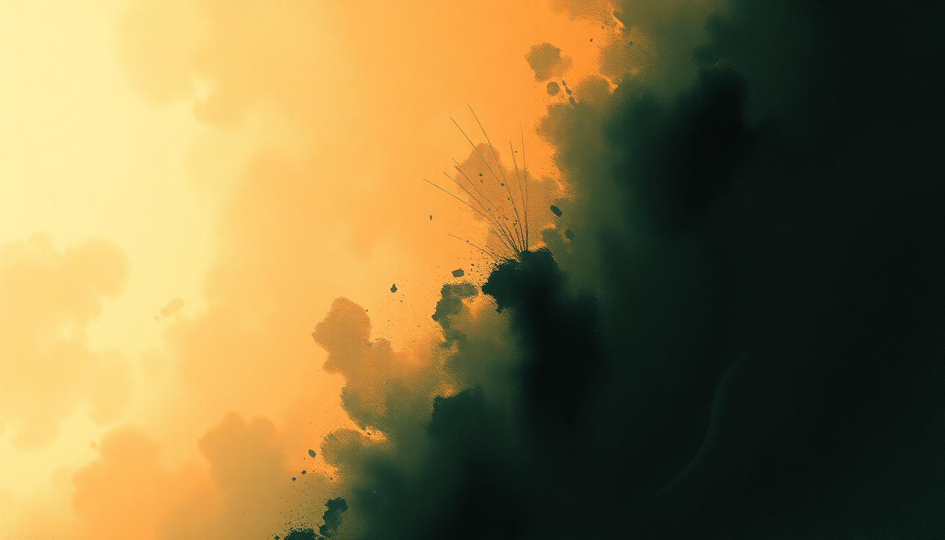 Fan-driven abstract illustration evoking the emotional arc of Sa Prize by NWA
