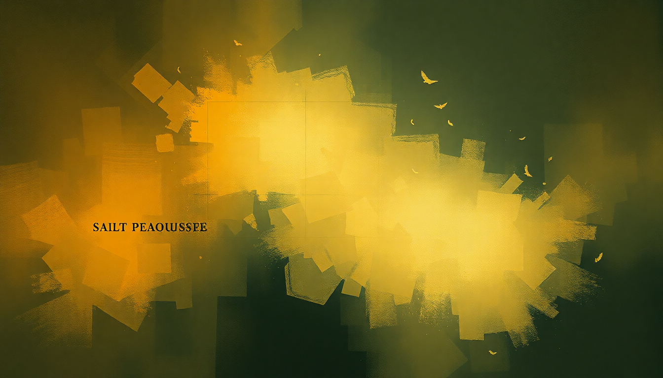 Fan-driven abstract illustration evoking the emotional arc of Salt Peanuts by Dizzy Gillespie