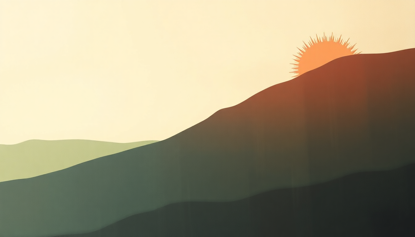 Fan-driven abstract illustration evoking the emotional arc of Same Old Same Old by The Civil Wars