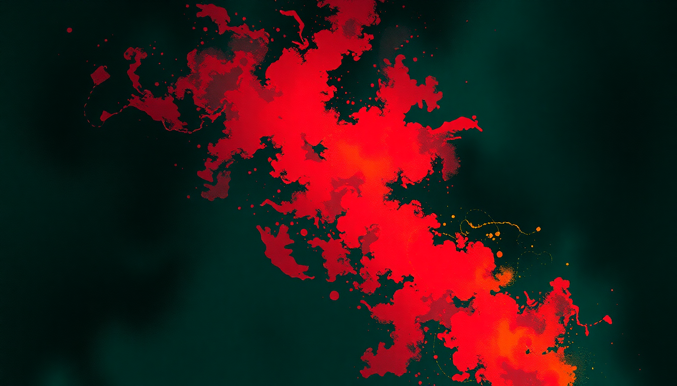 Fan-driven abstract illustration evoking the emotional arc of Sandinista! by The Clash