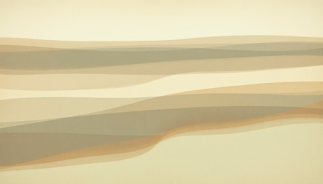 Fan-driven abstract illustration evoking the emotional arc of Santa Maria by Appleseed Cast