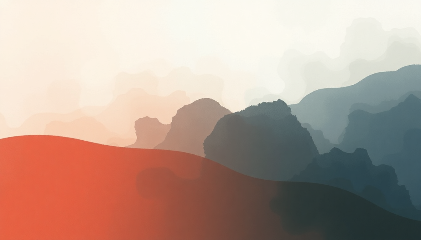 Fan-driven abstract illustration evoking the emotional arc of Say Something by Justin Timberlake