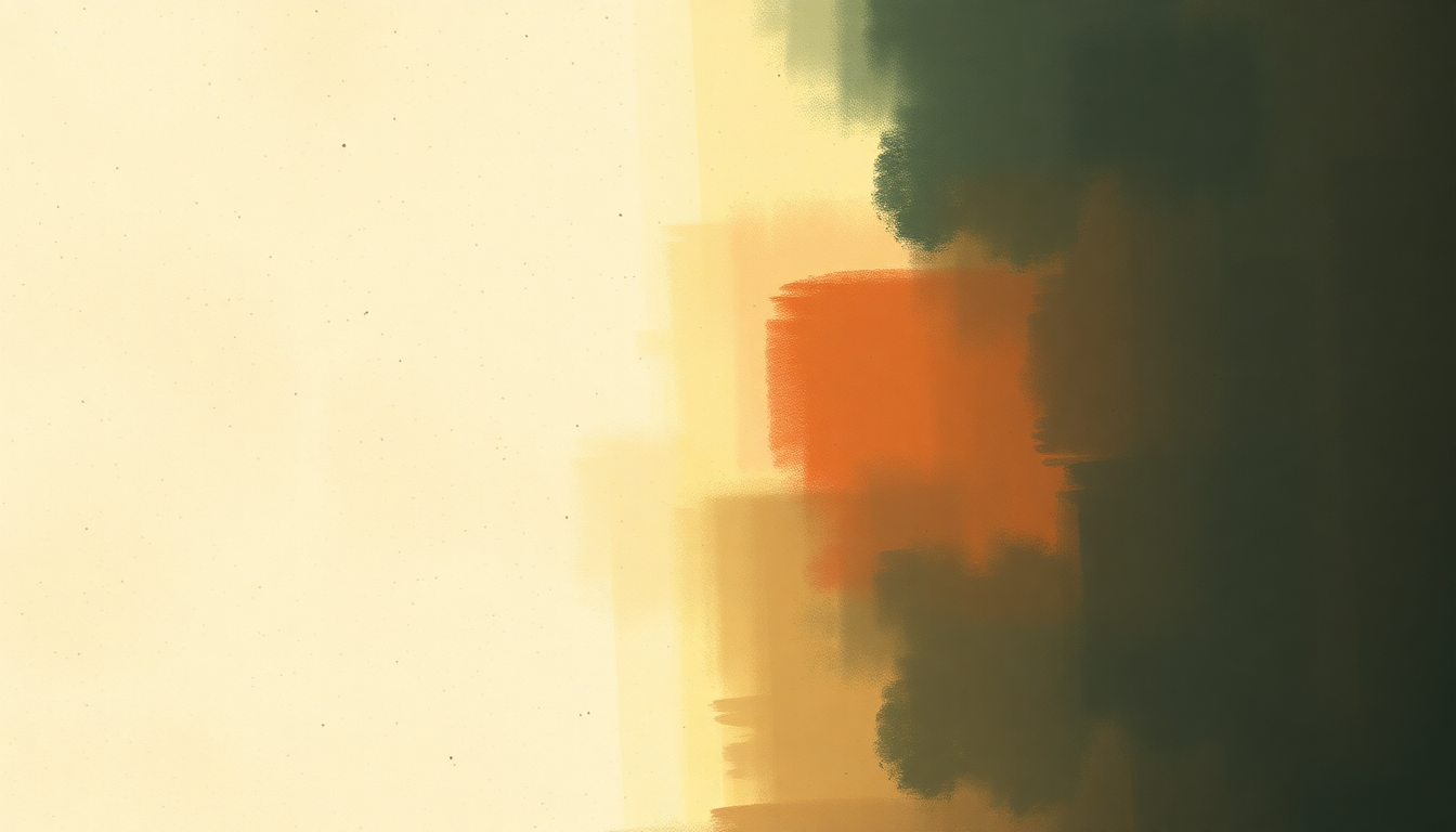 Fan-driven abstract illustration evoking the emotional arc of Say What You Will by James Blake