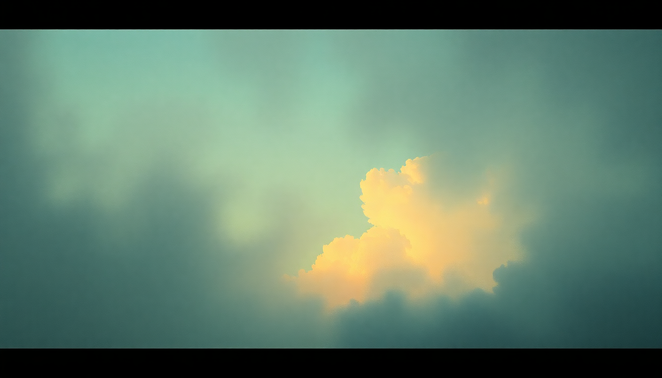 Fan-driven abstract illustration evoking the emotional arc of Say Yes to Heaven by Lana Del Rey
