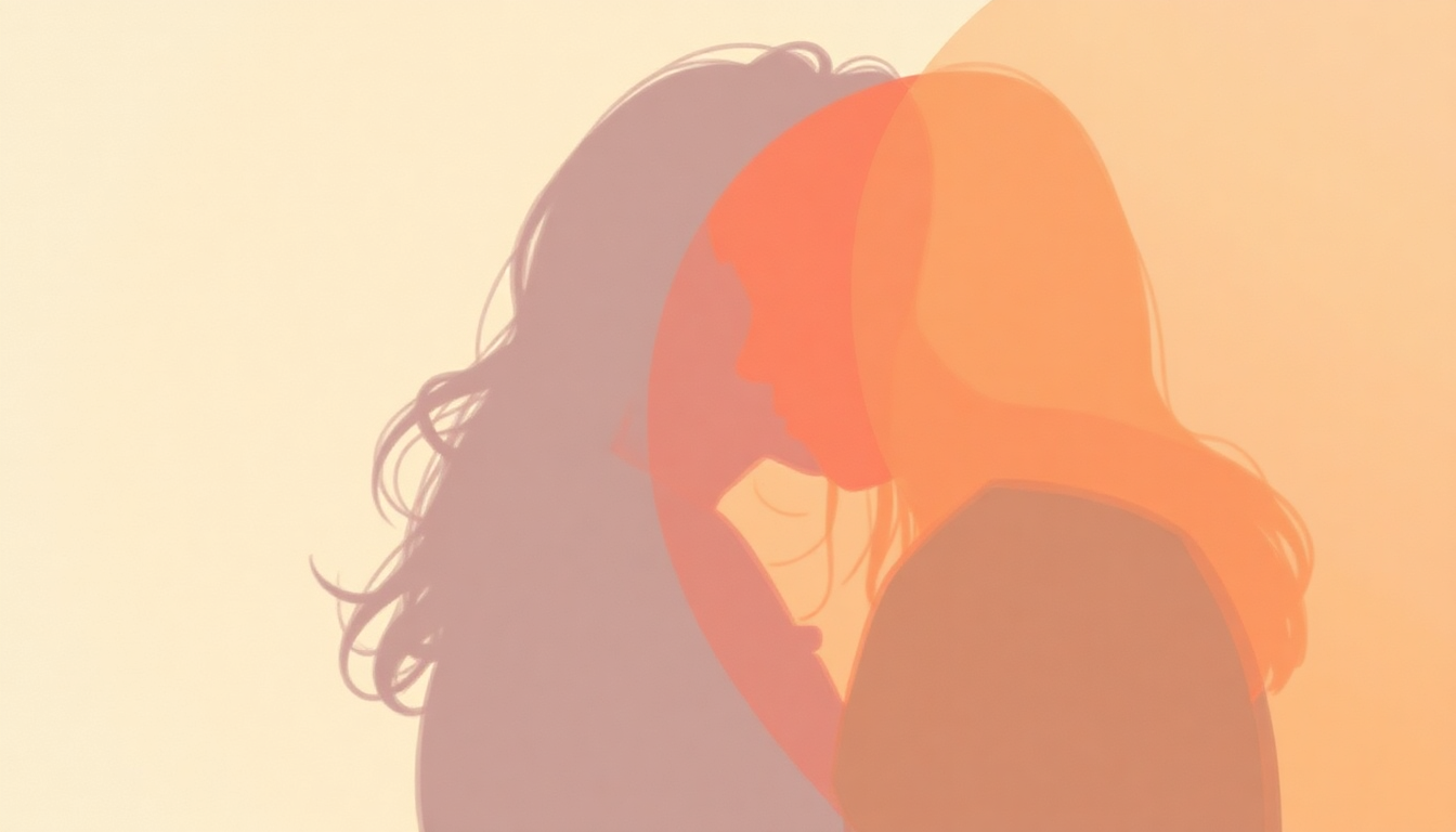 Fan-driven abstract illustration evoking the emotional arc of Say You Love Me by Fleetwood Mac