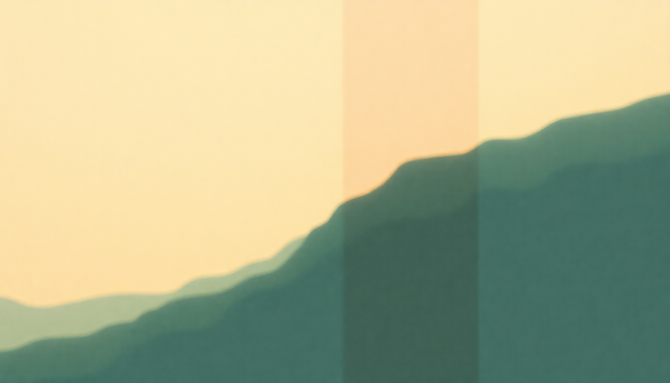 Fan-driven abstract illustration evoking the emotional arc of Schottkey 7th Path by Aphex Twin