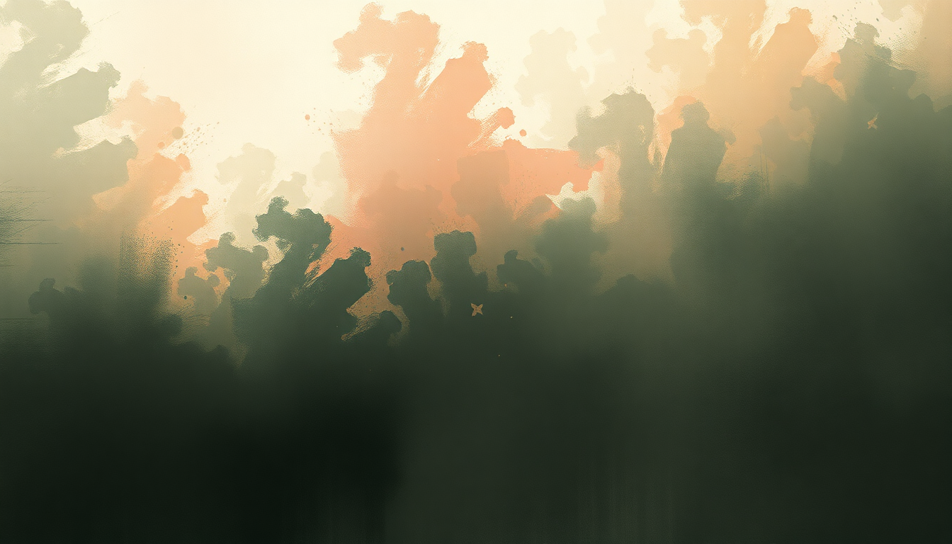 Fan-driven abstract illustration evoking the emotional arc of Scum of the Earth by Rob Zombie