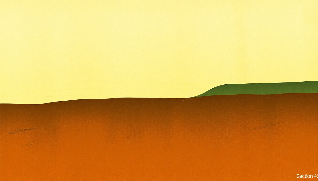 Fan-driven abstract illustration evoking the emotional arc of Section 43 by Country Joe and the Fish
