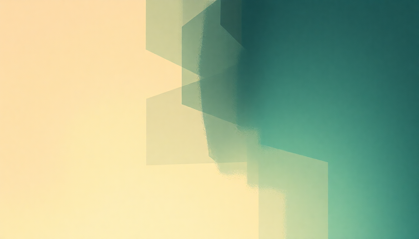 Fan-driven abstract illustration evoking the emotional arc of See Thru To U by Flying Lotus