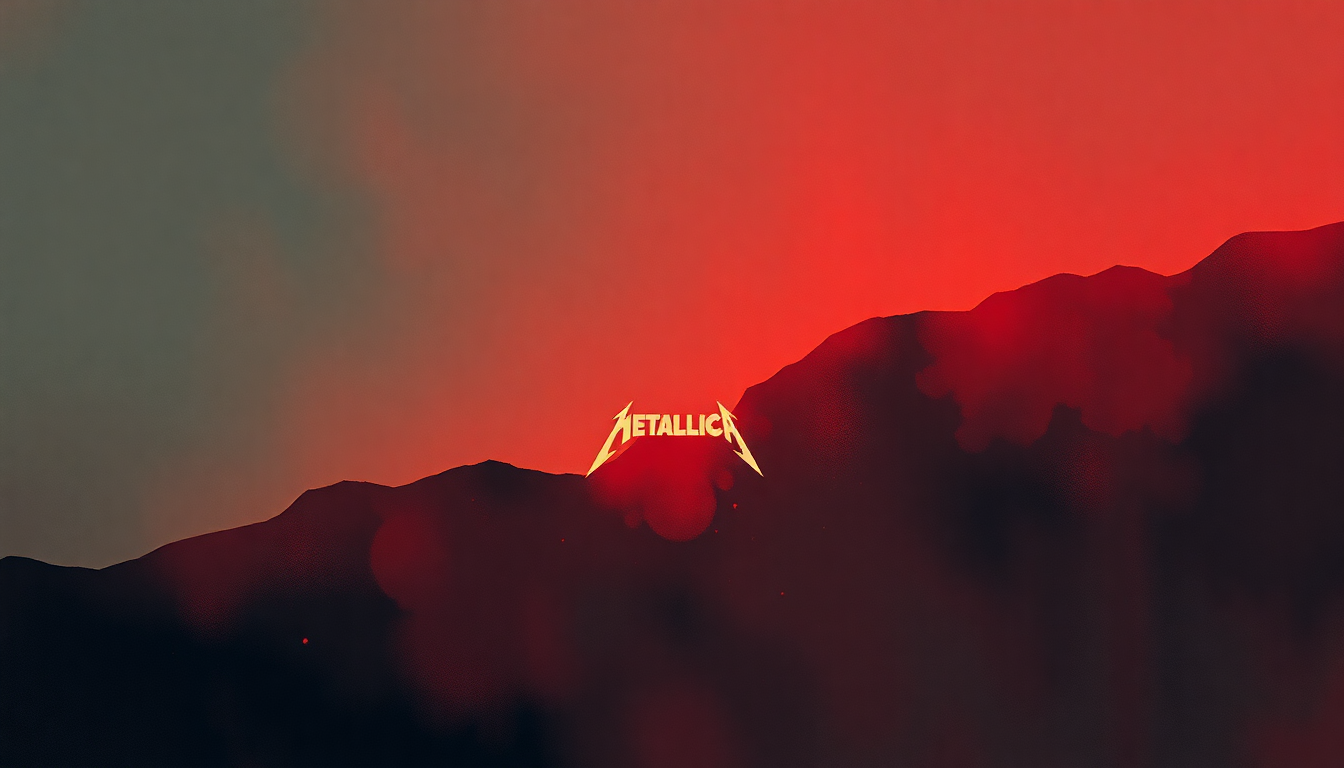 Fan-driven abstract illustration evoking the emotional arc of Seek & Destroy by Metallica
