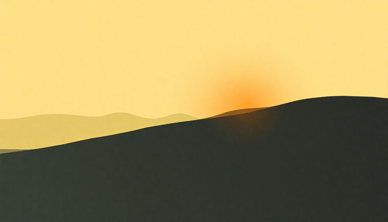 Fan-driven abstract illustration evoking the emotional arc of Sega by Ali Farka Toure